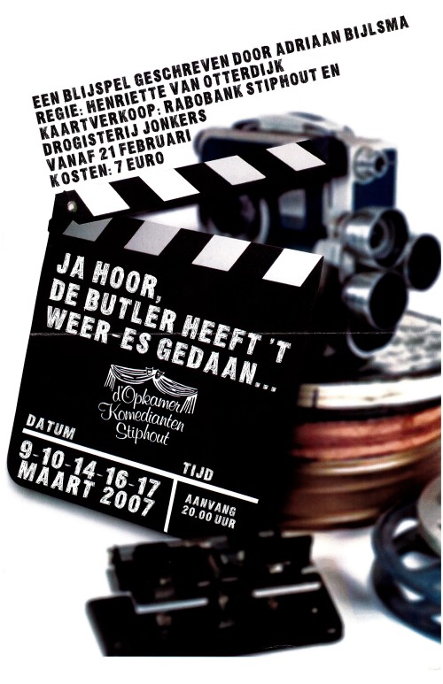 Ja hoor, de butler heeft het weer eens gedaan!
